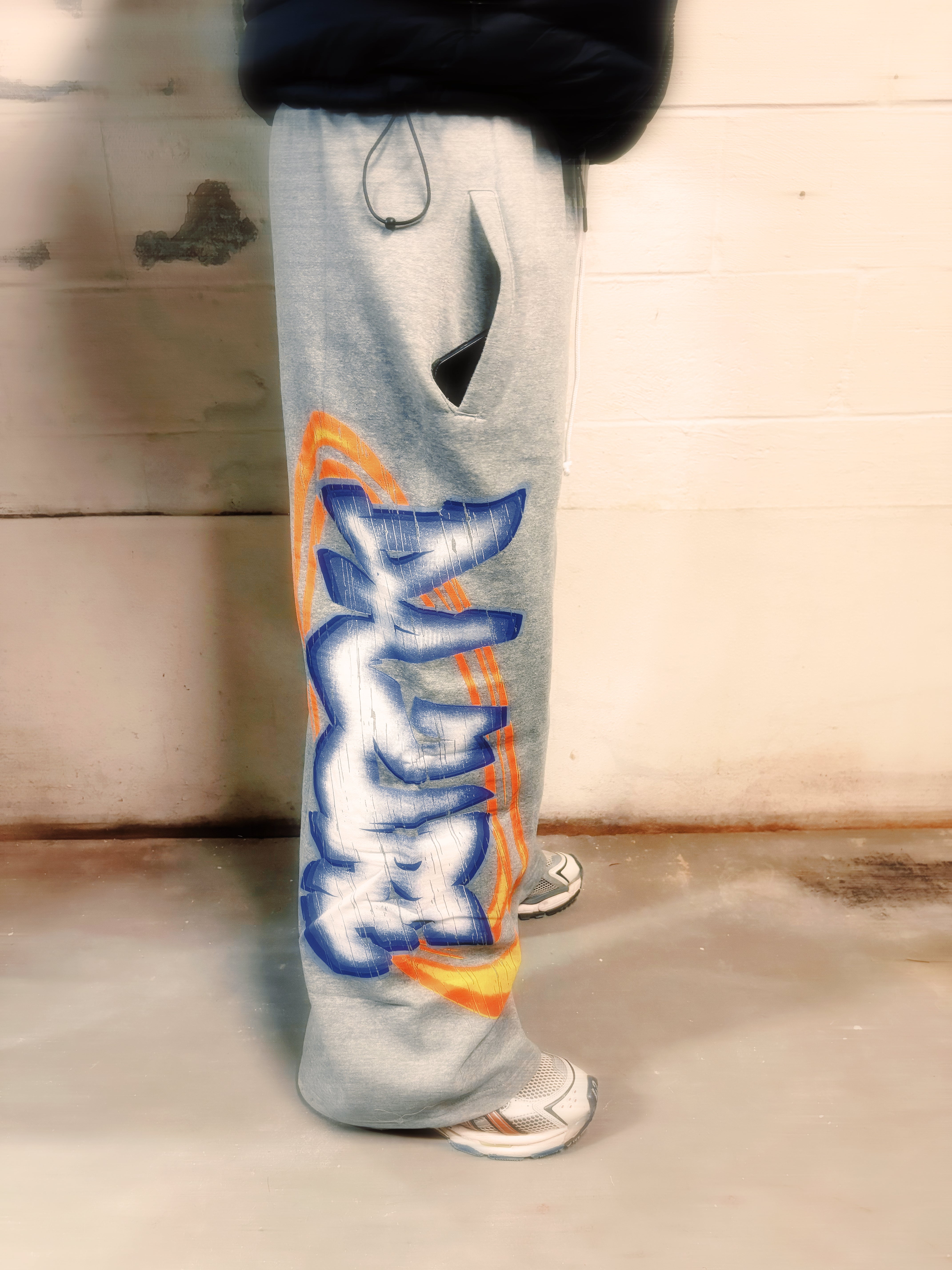 “LUMINANCE” GREY SWEATPANTS