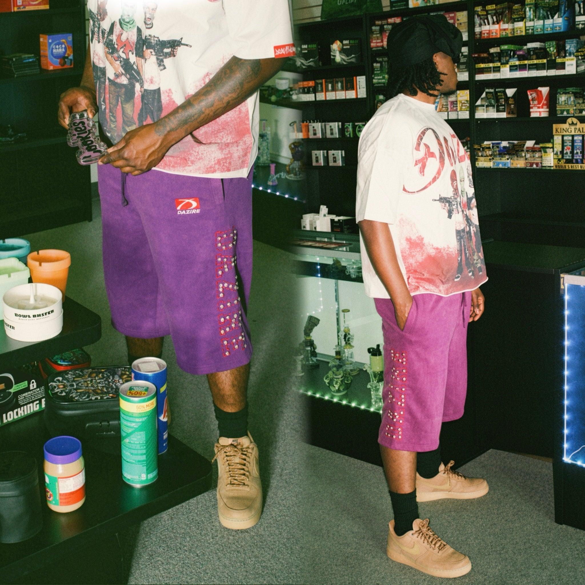 “PURPLE DREAMS” SHORTS