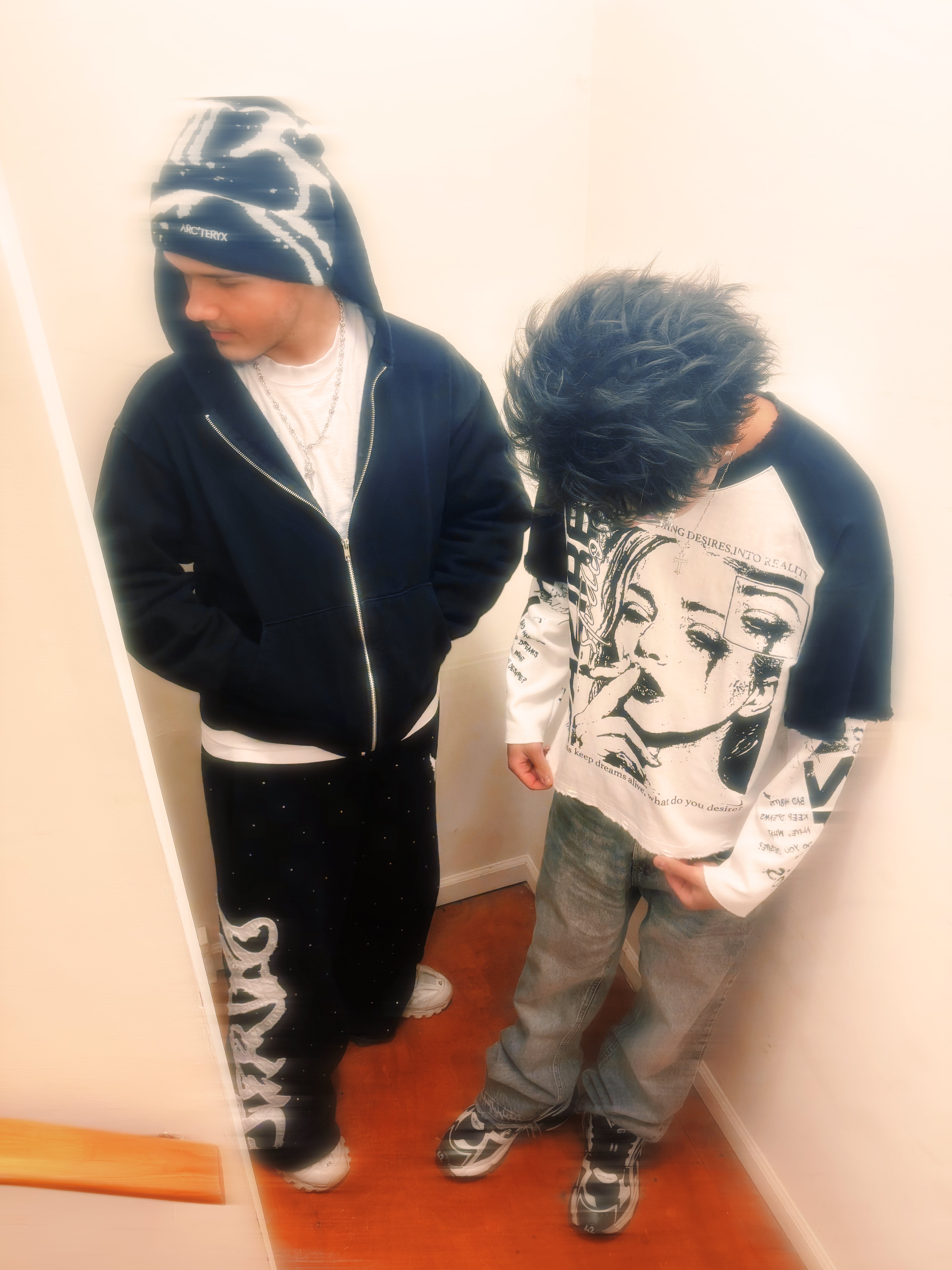 “BAD HABITS” LAYERED LONG-SLEEVE