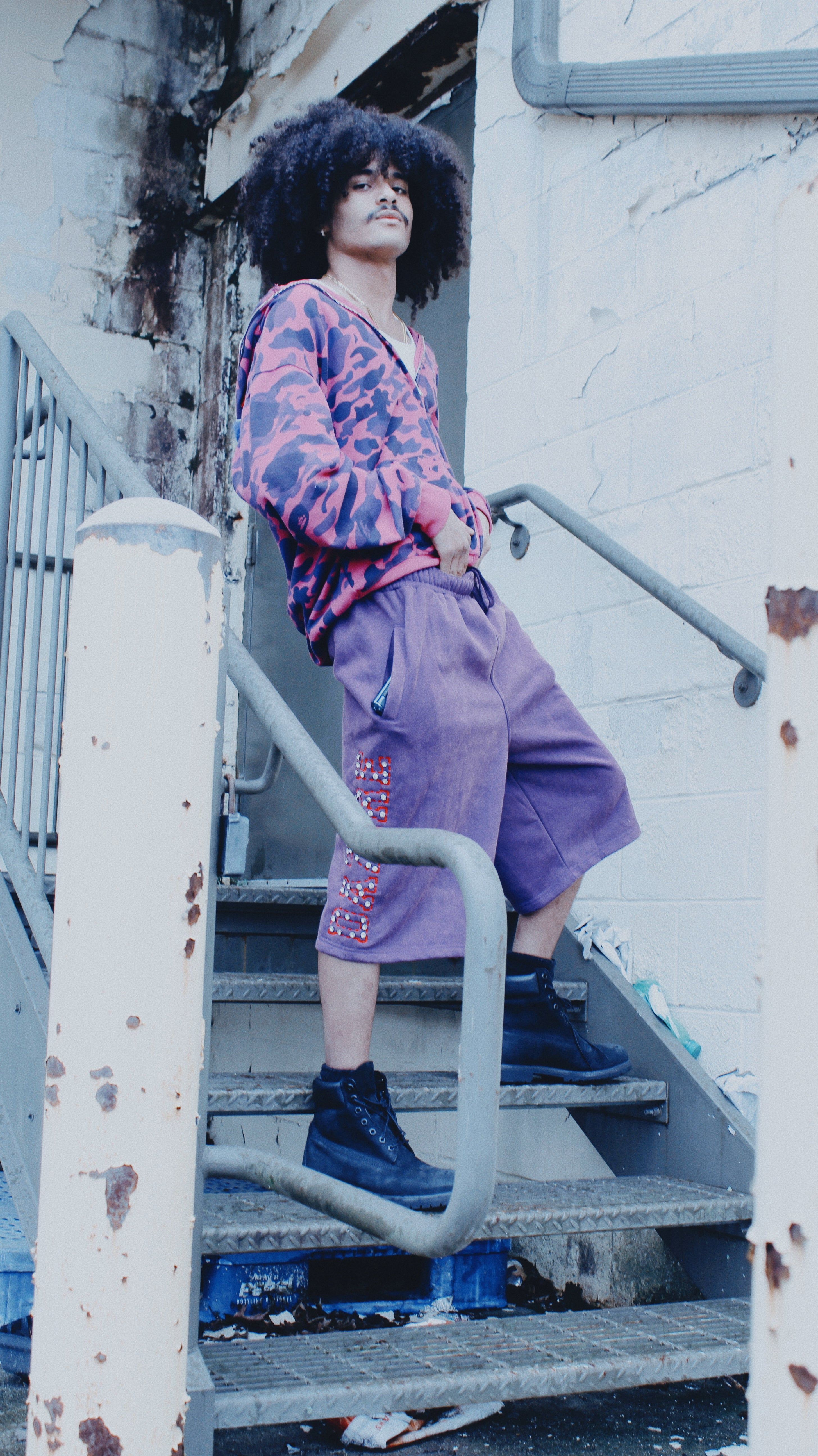 “PURPLE DREAMS” SHORTS