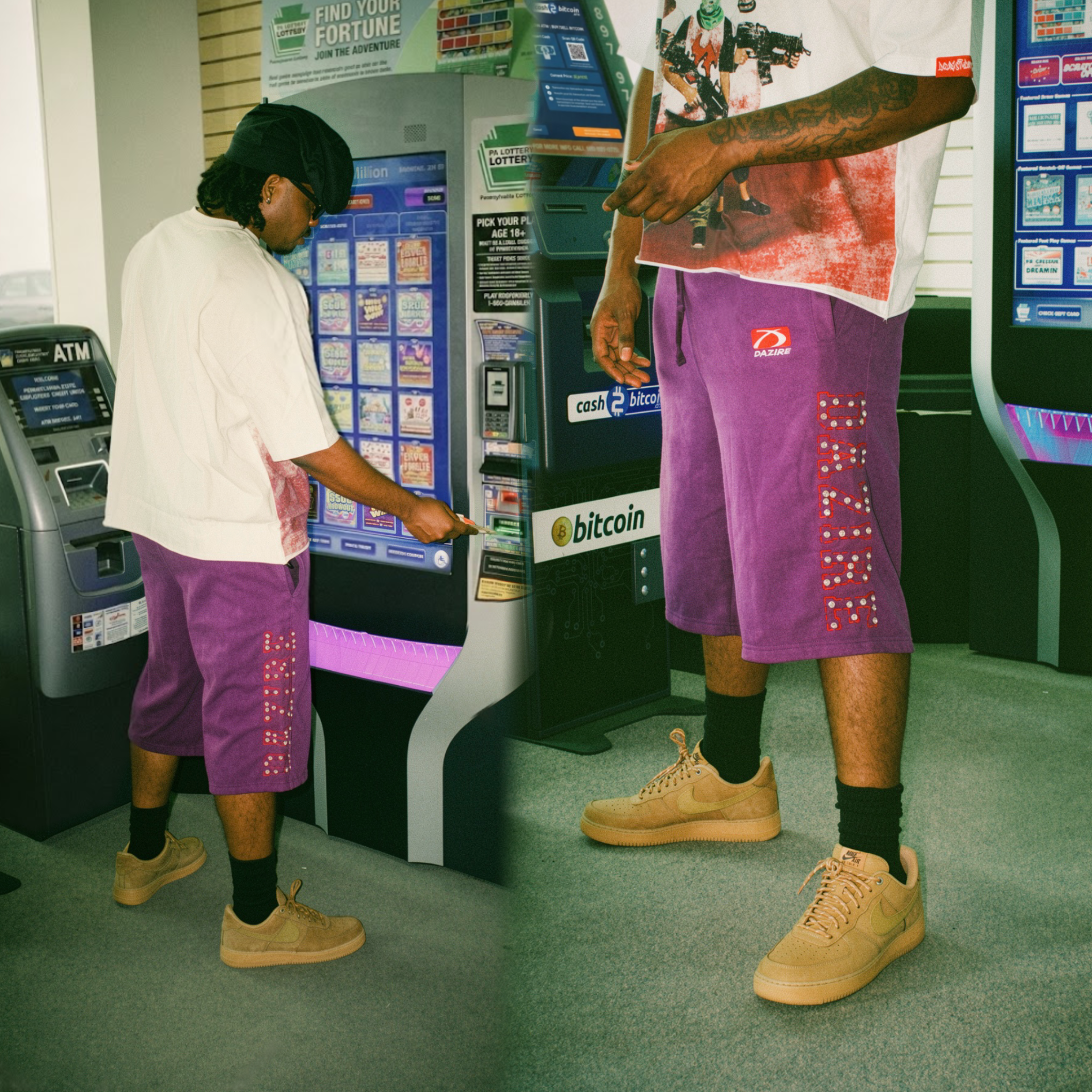 “PURPLE DREAMS” SHORTS