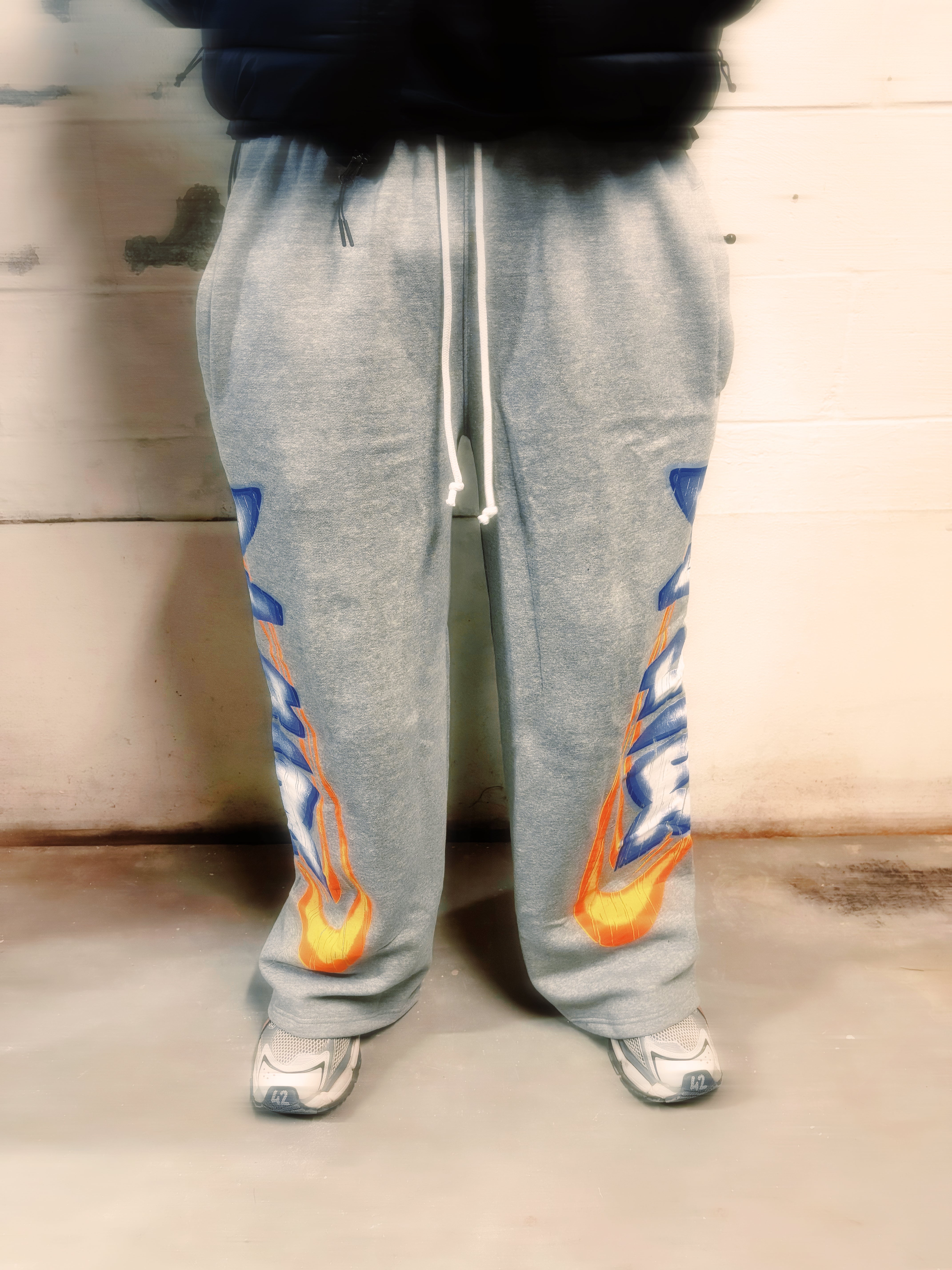 “LUMINANCE” GREY SWEATPANTS