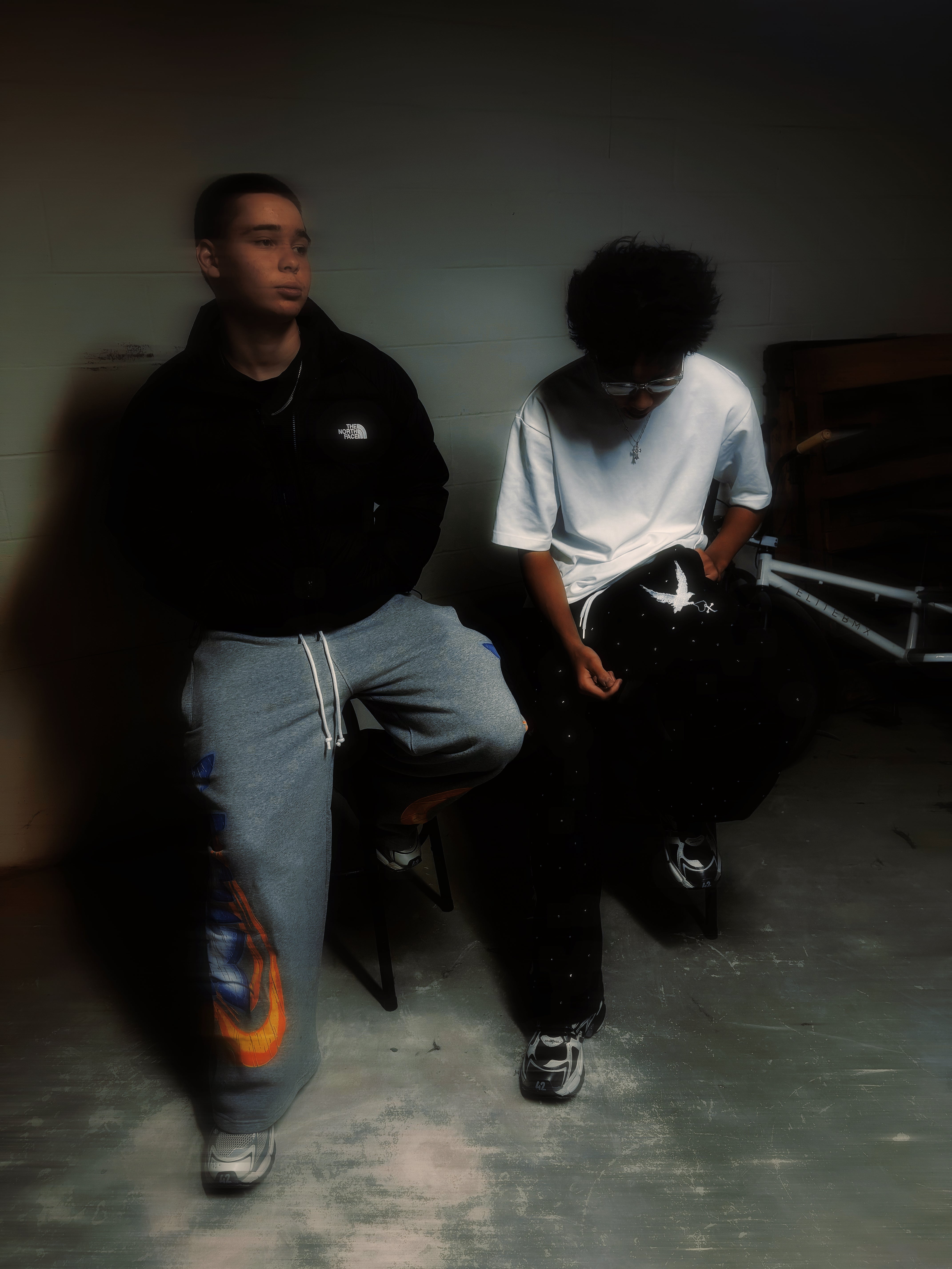 “LUMINANCE” GREY SWEATPANTS