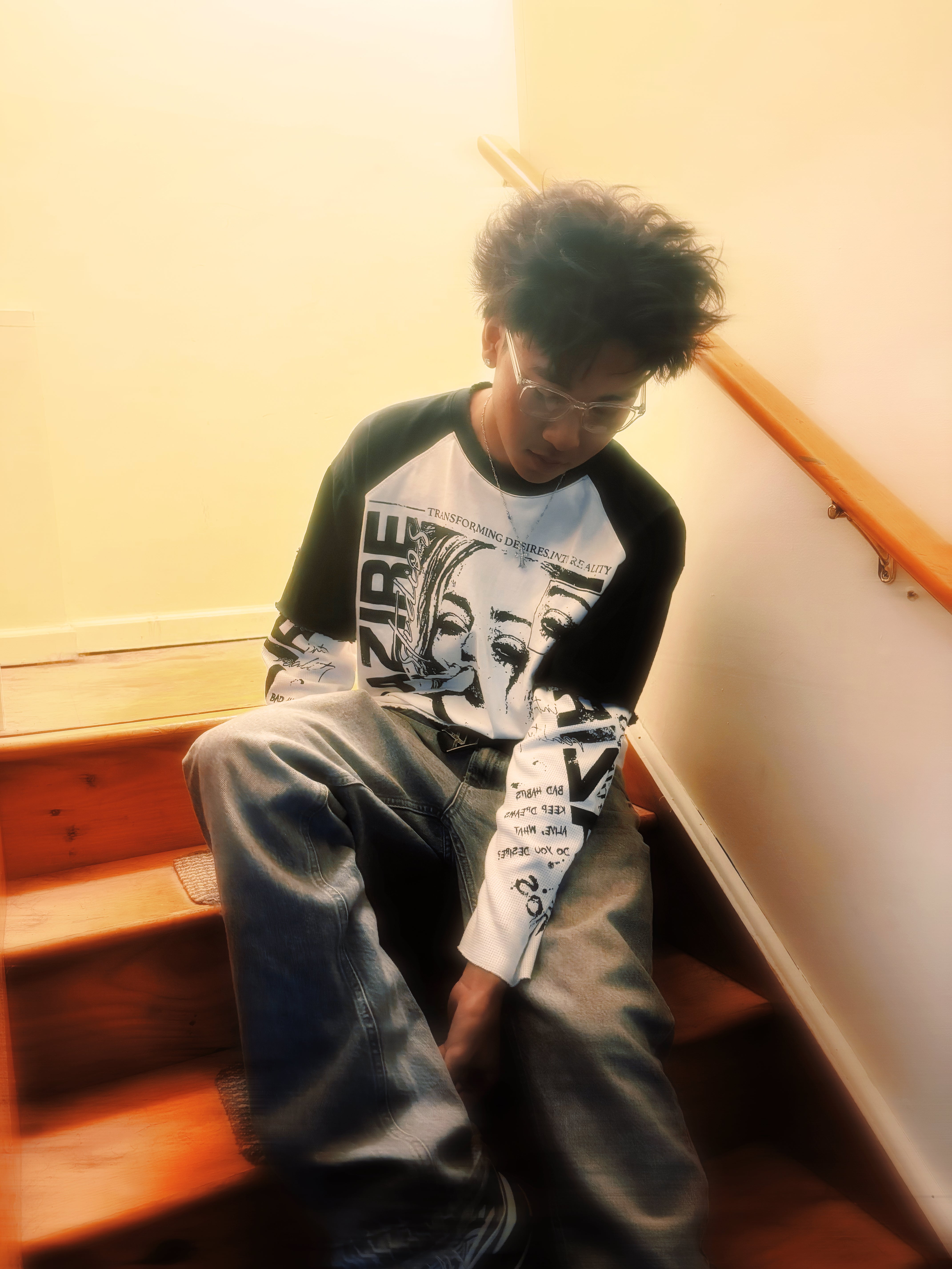 “BAD HABITS” LAYERED LONG-SLEEVE