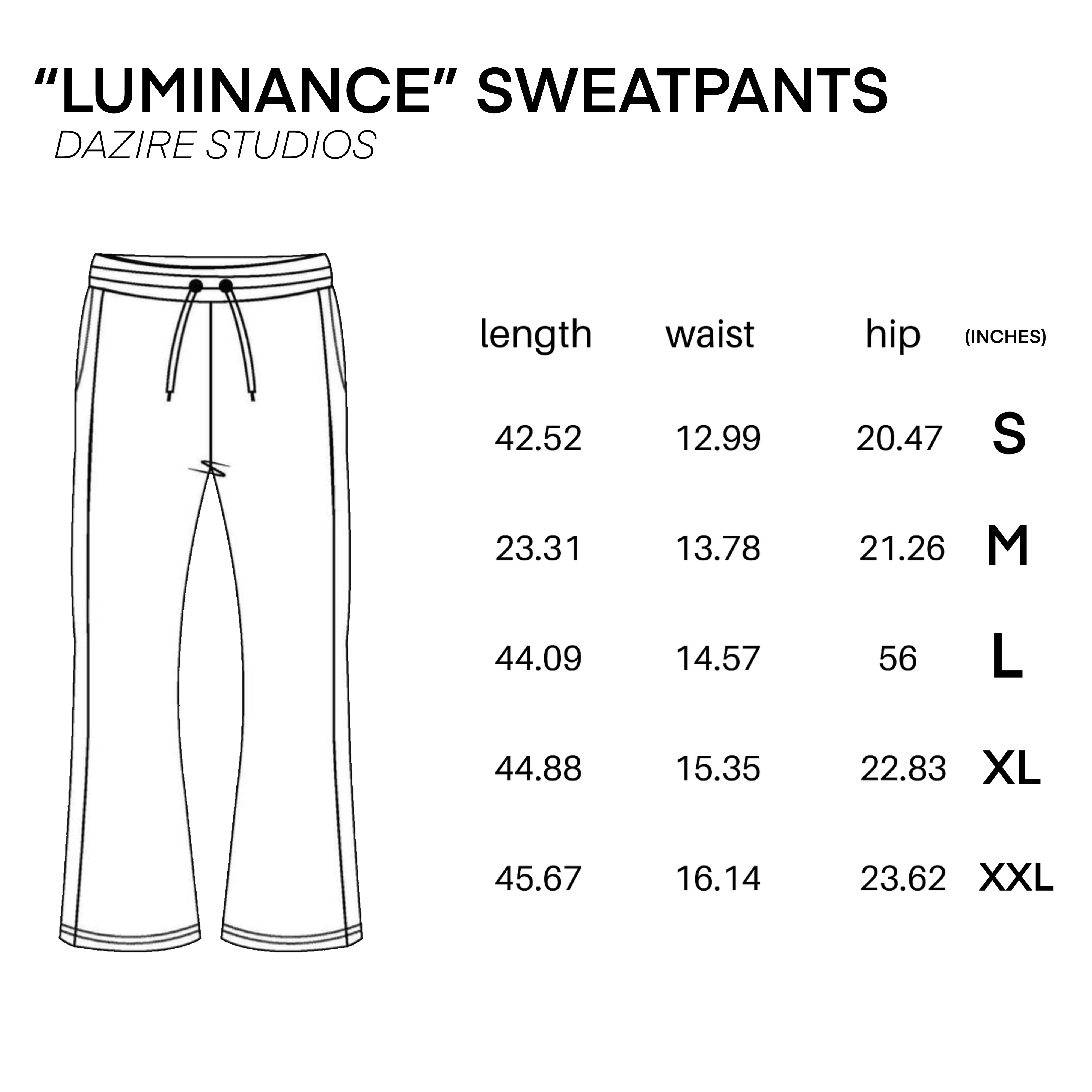 “LUMINANCE” GREY SWEATPANTS